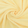 Tissu éponge coton, jaune clair