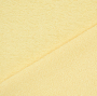 Tissu éponge coton, jaune clair