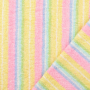 Badstof rainbow stripes, veelkleurig