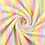Badstof rainbow stripes, veelkleurig