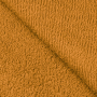 Tissu éponge coton uni, jaune curry