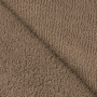 Badstof effen, donkertaupe