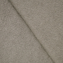 Tissu éponge coton uni, gris clair