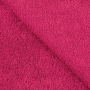 Badstof effen, lichfuchsia