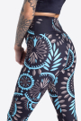 Tissu jersey technique sport Albstoffe Hamburger Liebe Active Wear Leaf Circles, schwarz