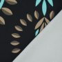 Tissu jersey technique sport Albstoffe Hamburger Liebe Active Wear Leaf Circles, schwarz