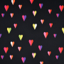 Functionele jersey Albstoffe Hamburger  Liebe Active Wear Wild Hearts, zwart