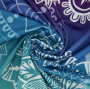 Functionele jersey Albstoffe Hamburger Liebe Aqua Circles, mintgroen