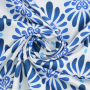 Tissu jersey technique sport Albstoffe Hamburger Liebe Boho, blanc cassé