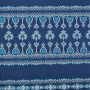 Tissu jersey technique sport Albstoffe Hamburger Liebe Folklore, bleu foncé