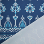 Tissu jersey technique sport Albstoffe Hamburger Liebe Folklore, bleu foncé