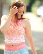 Tissu jersey technique sport Albstoffe Hamburger Liebe Fire circles, rose