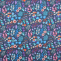 Tissu jersey technique sport Albstoffe Hamburger Liebe Picknick in the Park, bleu foncé