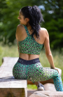 Tissu jersey technique sport Albstoffe Hamburger Liebe Safari, vert