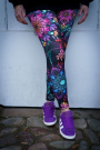 Functionele jersey Albstoffe Hamburger  Liebe Active Wear Rainbow Circles, zwart