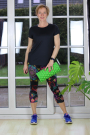 Functionele jersey Albstoffe Hamburger  Liebe Active Wear Rainbow Circles, zwart