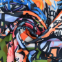 Functionele jersey Graffiti, zwart