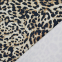 Tissu jersey technique sport Léopard Leo, beige