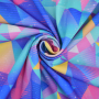 Functionele jersey Pastel Triangles, veelkleurig
