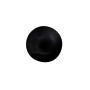 Glass Button Animal Eye 10 mm, noir