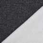 Glitter sweatstof zwart gemêleerd