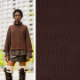 Coarse knitted fabric Fibre Mood, dark brown