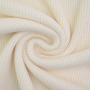 Tissu jersey maille tricot Kelly, crème