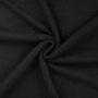 Tissu jersey maille tricot Kelly, noir