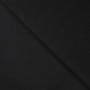 Tissu jersey maille tricot Kelly, noir