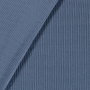 Tissu jersey maille tricot style marin, bleu denim