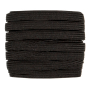 Ruban élastique, 5 m, 6,5 mm, noir