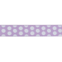 Tassenband Dots 36 mm, blauwpaars