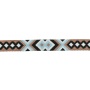 Tassenband ethno 38 mm, blauw