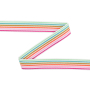 Tassenband Rainbowstripes 38 mm, multicolor