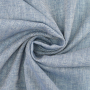 Linnen-katoen visgraat, blauw