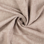 Tissu lin coton à chevrons, marron