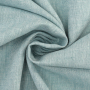 Tissu lin coton à chevrons, menthe foncé