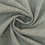 Tissu lin coton à chevrons, gris vert