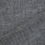 Tissu lin coton à chevrons Herringbone, noir