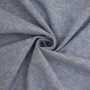 Halflinnen melange, blauw