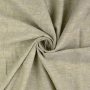 Tissu lin coton Burda, vert olive clair chiné