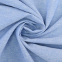 Tissu lin coton, bleu clair chiné