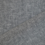 Halflinnen Small Stripe, zwart