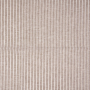 Tissu lin coton à rayures, marron chiné