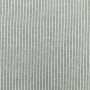Tissu lin coton à rayures, gris vert chiné