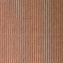 Tissu lin coton à rayures Burda, terracotta chiné