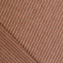 Tissu lin coton à rayures Burda, terracotta chiné