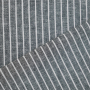 Halflinnen Stripes, zwart