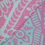 Tissu hamam jacquard Ornements, menthe