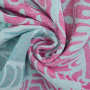 Tissu hamam jacquard Ornements, menthe